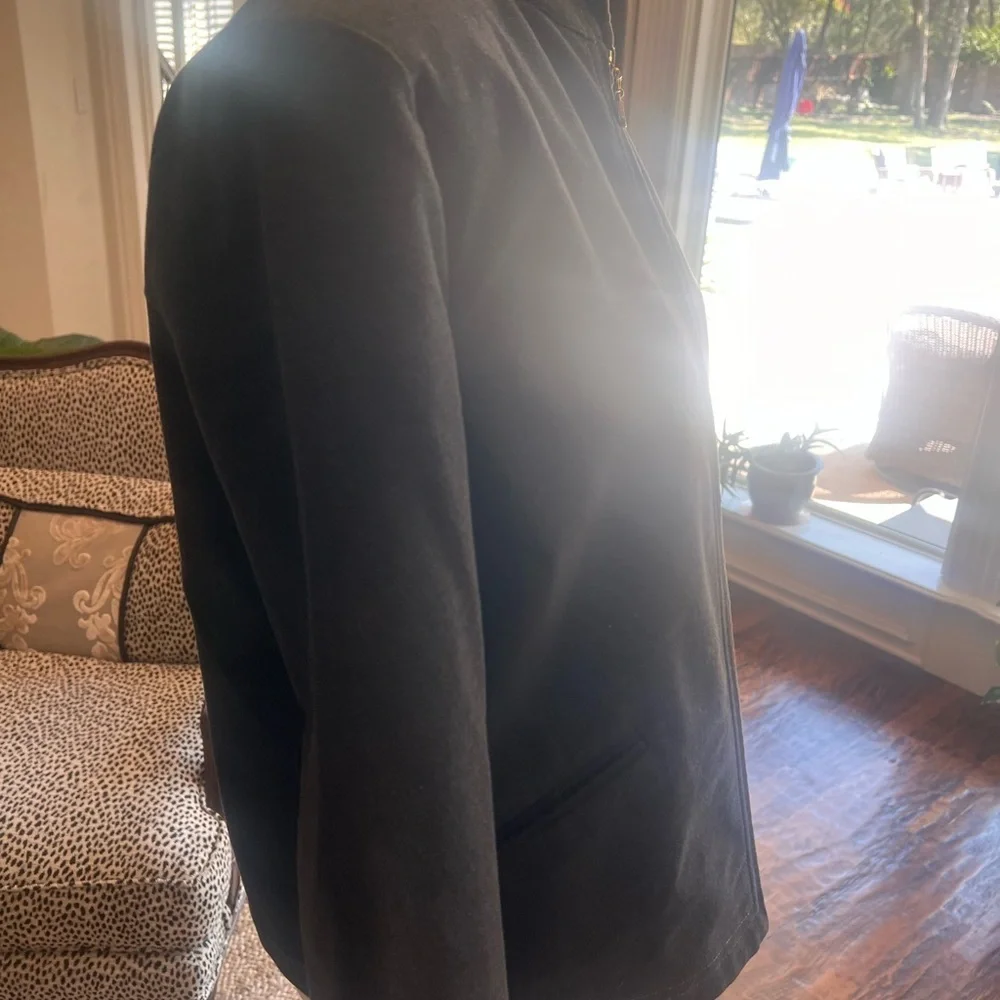 Vintage St. Johns sport gray long sleeve jacket medium pants size 12 military - Picture 6 of 16